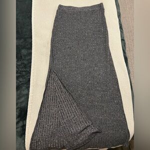 SHEIN Charcoal Striped Knit